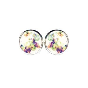 Acid Flowers Earrings